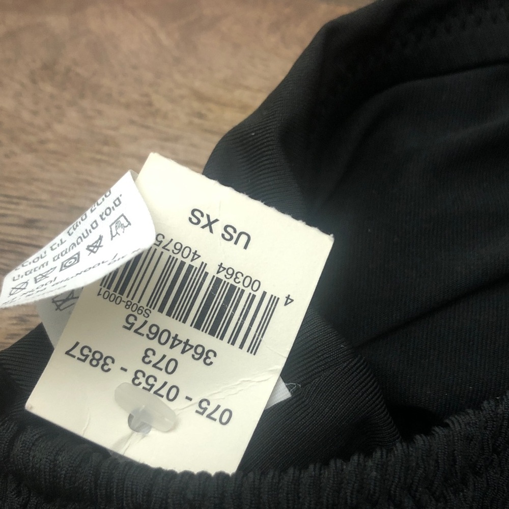 aerie Black Ribbed Bikini Top - Picture 3 of 4